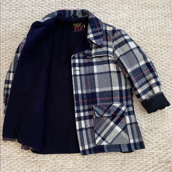 Vintage plaid wool jacket - Picture 1 of 6